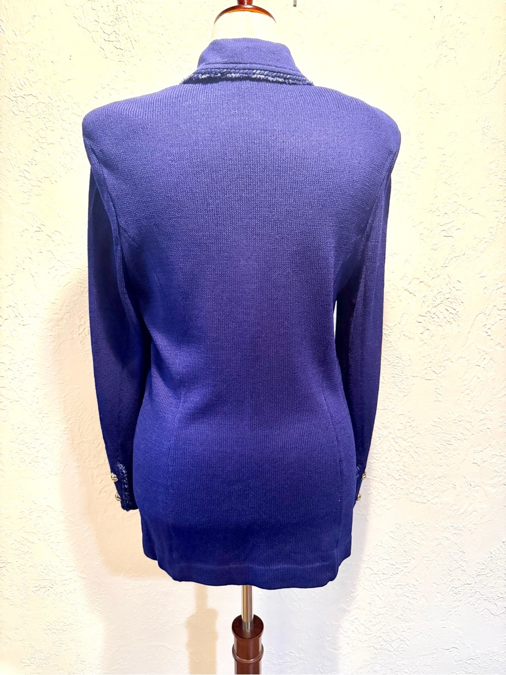 St. John Collection Long Blazer with Decorative Buttons - Picture 3 of 12